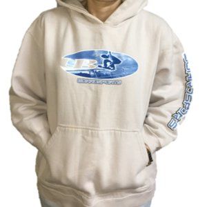 UNIONBAY Vintage Oversized Hoodie with Logo Cream
